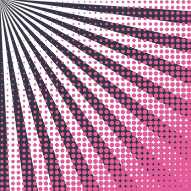 Soyut yaratıcı kavramı vektör komik pop sanat tarzı boş, düzeni şablonu bulutlar kiriş ve arka plan üzerinde izole nokta şekli ile. Satışı büyük başlığı, boş kabarcık, illüstrasyon noktalı resim kitap tasarımı için