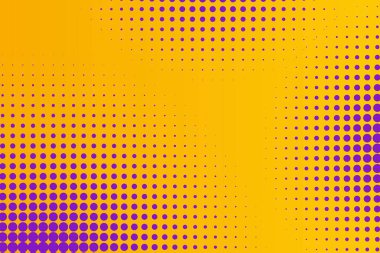 Soyut yaratıcı kavramı vektör komik pop sanat tarzı boş, düzeni şablonu bulutlar kiriş ve arka plan üzerinde izole nokta şekli ile. Satışı büyük başlığı, boş kabarcık, illüstrasyon noktalı resim kitap tasarımı için