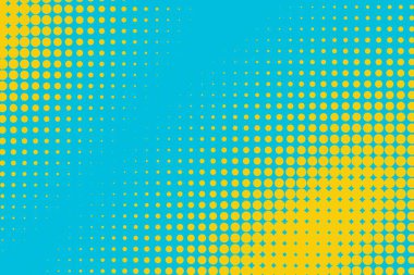 Soyut yaratıcı kavramı vektör komik pop sanat tarzı boş, düzeni şablonu bulutlar kiriş ve arka plan üzerinde izole nokta şekli ile. Satışı büyük başlığı, boş kabarcık, illüstrasyon noktalı resim kitap tasarımı için.