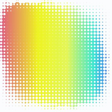 Soyut yaratıcı kavramı vektör komik pop sanat tarzı boş, düzeni şablonu bulutlar kiriş ve arka plan üzerinde izole nokta şekli ile. Satışı büyük başlığı, boş kabarcık, illüstrasyon noktalı resim kitap tasarımı için