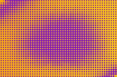 Soyut yaratıcı kavramı vektör komik pop sanat tarzı boş, düzeni şablonu bulutlar kiriş ve arka plan üzerinde izole nokta şekli ile. Satışı büyük başlığı, boş kabarcık, illüstrasyon noktalı resim kitap tasarımı için