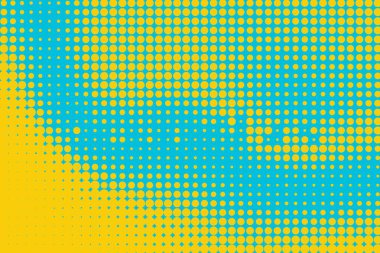 Soyut yaratıcı kavramı vektör komik pop sanat tarzı boş, düzeni şablonu bulutlar kiriş ve arka plan üzerinde izole nokta şekli ile. Satışı büyük başlığı, boş kabarcık, illüstrasyon noktalı resim kitap tasarımı için