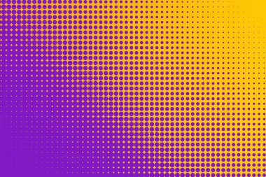 Soyut yaratıcı kavramı vektör komik pop sanat tarzı boş, düzeni şablonu bulutlar kiriş ve arka plan üzerinde izole nokta şekli ile. Satışı büyük başlığı, boş kabarcık, illüstrasyon noktalı resim kitap tasarımı için