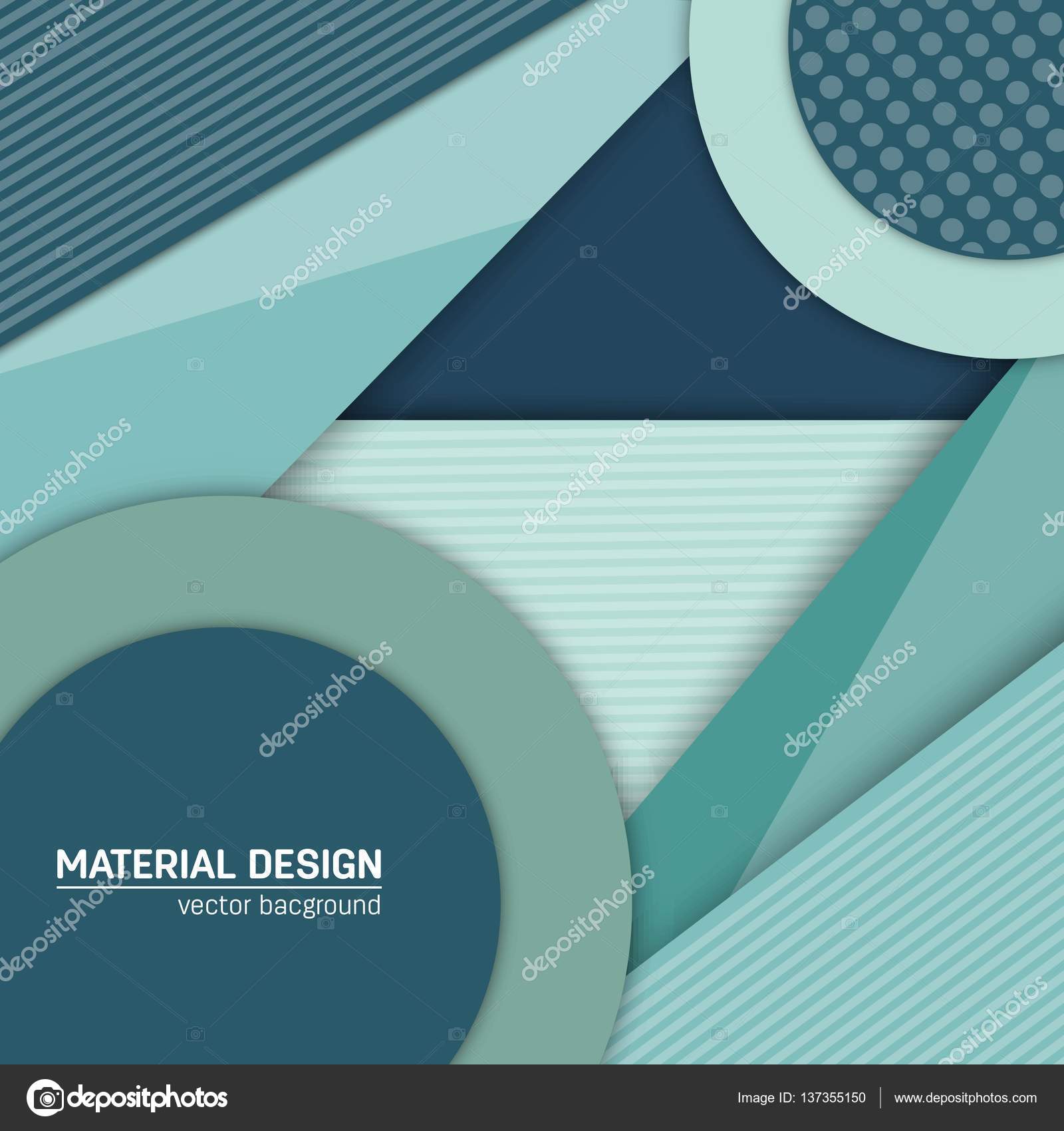 Vector material design background. Abstract creative concept layout ...