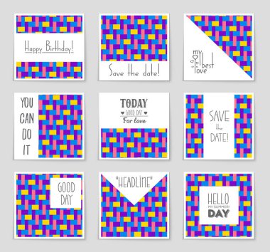 Soyut vektör düzen arka plan set. Sanat tasarım şablonu, liste, sayfa, mockup broşür Tema stili, afiş, fikir, kapak, kitapçık, baskı, el ilanı için kitap, boş, kartı, reklam, işareti, sayfa,, a4.