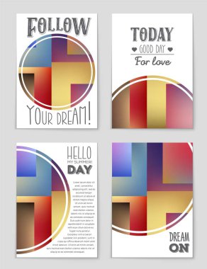 Soyut vektör düzen arka plan set. Sanat tasarım şablonu, liste, sayfa, mockup broşür Tema stili, afiş, fikir, kapak, kitapçık, baskı, el ilanı için kitap, boş, kartı, reklam, işareti, sayfa,, a4.