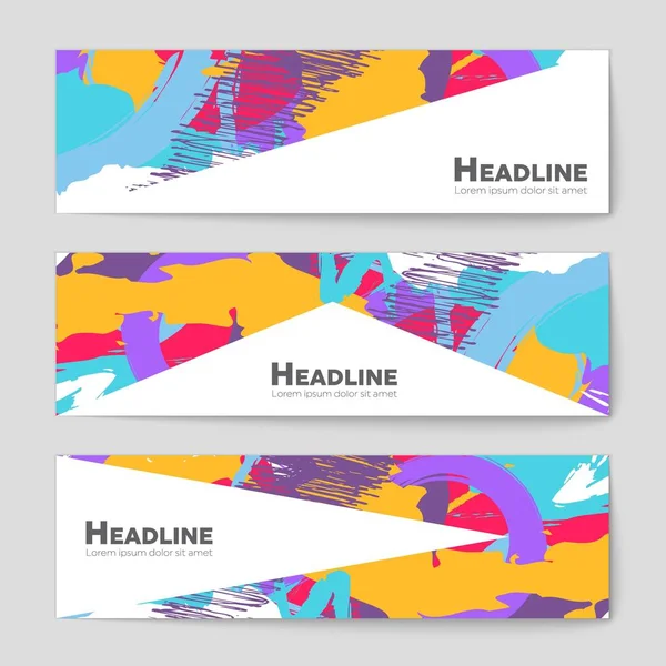 Abstract vector lay-out achtergrond instellen. Voor kunst sjabloonontwerp, lijst, pagina, mockup de stijl van het thema van de brochure, banner, idee, cover, boekje, print, flyer, boek, leeg, kaart, advertentie, teken, blad,, a4. — Stockvector