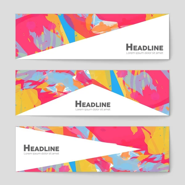 Abstract vector layout background set. For art template design, list, page, mockup brochure theme style, banner, idea, cover, booklet, print, flyer, book, blank, card, ad, sign, sheet,, a4. — Stock Vector