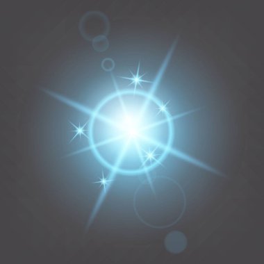 Parlak ışık efektlerinden oluşan yaratıcı bir konsept vektör kümesi siyah arka planda izole edilmiş kıvılcımlarla parlar. Resim tasarımı için, Noel kutlaması için pankart, sihirli ışık ışını.