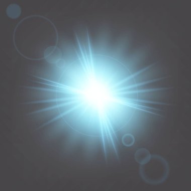 Parlak ışık efektlerinden oluşan yaratıcı bir konsept vektör kümesi siyah arka planda izole edilmiş kıvılcımlarla parlar. Resim tasarımı için, Noel kutlaması için pankart, sihirli ışık ışını.