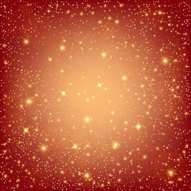 Parlak ışık efektlerinden oluşan yaratıcı bir konsept vektör kümesi siyah arka planda izole edilmiş kıvılcımlarla parlar. Resim tasarımı için, Noel kutlaması için pankart, sihirli ışık ışını.