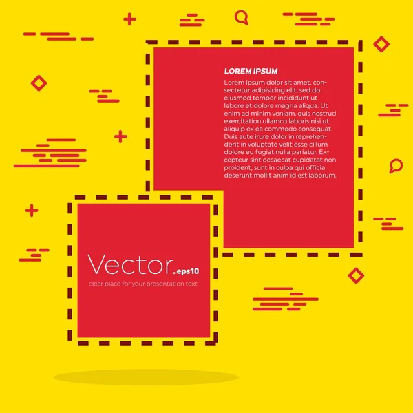 Abstrakti konsepti vektori tyhjä puhe neliö lainaus teksti kupla. Web ja mobiilisovellus eristetty taustalla, kuvitusmallin suunnittelu, luova esittely, liiketoiminnan infografinen sosiaalinen media . — vektorikuva
