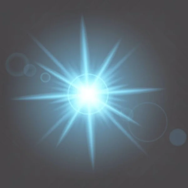 創造的なコンセプトベクトルセットの輝きの光の効果の星は、黒の背景に隔離された輝きでバースト。イラストテンプレートアートデザイン、クリスマスのためのバナー、魔法のフラッシュエネルギー線のために. — ストックベクタ