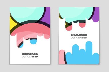 Soyut vektör düzen arka plan set. Sanat tasarım şablonu, liste, ön sayfa, mockup broşür Tema stili, afiş, fikir, kapak, kitapçık, baskı, el ilanı için kitap, boş, kartı, reklam, işareti, sayfa,, a4.