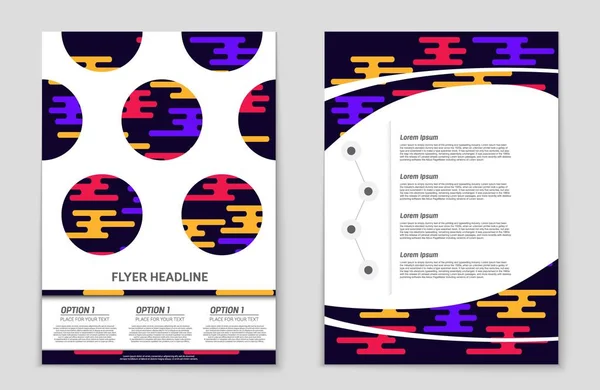 Abstract vector lay-out achtergrond instellen. Voor kunst sjabloonontwerp, lijst, voorpagina, mockup de stijl van het thema van de brochure, banner, idee, cover, boekje, print, flyer, boek, leeg, kaart, advertentie, teken, blad,, a4. — Stockvector