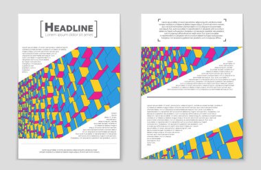 Soyut vektör düzen arka plan set. Sanat tasarım şablonu, liste, ön sayfa, mockup broşür Tema stili, afiş, fikir, kapak, kitapçık, baskı, el ilanı için kitap, boş, kartı, reklam, işareti, sayfa,, a4.