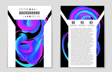 Soyut vektör düzen arka plan set. Sanat tasarım şablonu, liste, ön sayfa, mockup broşür Tema stili, afiş, fikir, kapak, kitapçık, baskı, el ilanı için kitap, boş, kartı, reklam, işareti, sayfa,, a4.