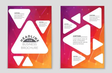 Soyut vektör düzen arka plan set. Sanat tasarım şablonu, liste, ön sayfa, mockup broşür Tema stili, afiş, fikir, kapak, kitapçık, baskı, el ilanı için kitap, boş, kartı, reklam, işareti, sayfa,, a4.