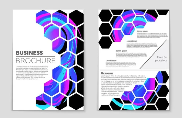 Abstract vector lay-out achtergrond instellen. Voor kunst sjabloonontwerp, lijst, voorpagina, mockup de stijl van het thema van de brochure, banner, idee, cover, boekje, print, flyer, boek, leeg, kaart, advertentie, teken, blad,, a4. — Stockvector