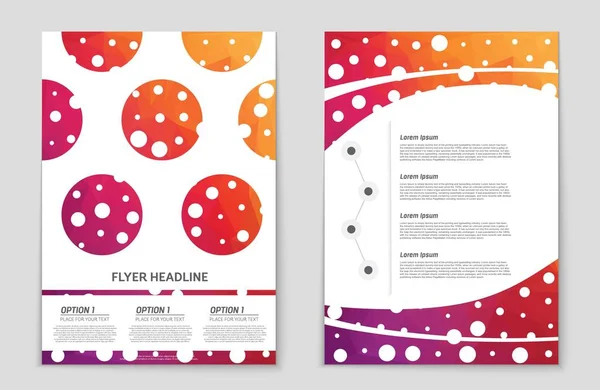 Abstract vector lay-out achtergrond instellen. Voor kunst sjabloonontwerp, lijst, voorpagina, mockup de stijl van het thema van de brochure, banner, idee, cover, boekje, print, flyer, boek, leeg, kaart, advertentie, teken, blad,, a4. — Stockvector