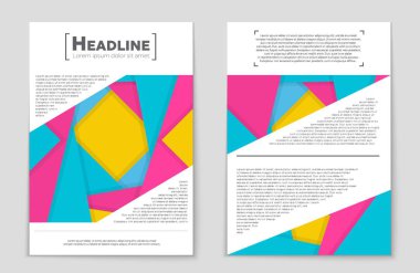 Soyut vektör düzen arka plan set. Sanat tasarım şablonu, liste, ön sayfa, mockup broşür Tema stili, afiş, fikir, kapak, kitapçık, baskı, el ilanı için kitap, boş, kartı, reklam, işareti, sayfa,, a4.