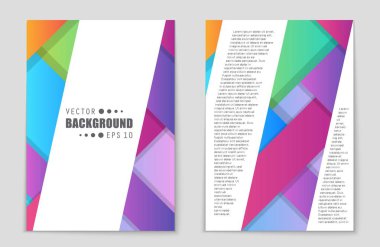 Soyut vektör düzen arka plan set. Sanat tasarım şablonu, liste, ön sayfa, mockup broşür Tema stili, afiş, fikir, kapak, kitapçık, baskı, el ilanı için kitap, boş, kartı, reklam, işareti, sayfa,, a4.