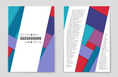 Soyut vektör düzen arka plan set. Sanat tasarım şablonu, liste, ön sayfa, mockup broşür Tema stili, afiş, fikir, kapak, kitapçık, baskı, el ilanı için kitap, boş, kartı, reklam, işareti, sayfa,, a4.