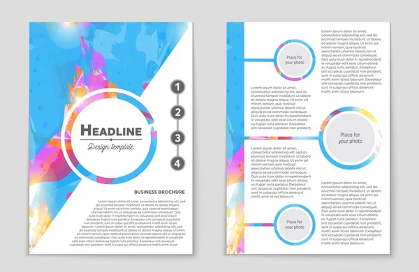 추상적인 벡터 레이아웃 배경 설정 합니다. 아트 템플릿 디자인, 목록, 프론트 페이지, 이랑 브로셔 테마 스타일, 배너, 아이디어, 커버, 소책자, 인쇄, 전단지도 서, 빈, 카드, 광고, 사인, 시트, a4. — 스톡 벡터