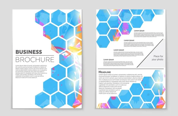 Abstract vector lay-out achtergrond instellen. Voor kunst sjabloonontwerp, lijst, voorpagina, mockup de stijl van het thema van de brochure, banner, idee, cover, boekje, print, flyer, boek, leeg, kaart, advertentie, teken, blad,, a4. — Stockvector