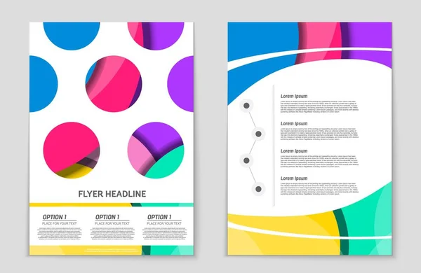 Abstract vector lay-out achtergrond instellen. Voor kunst sjabloonontwerp, lijst, voorpagina, mockup de stijl van het thema van de brochure, banner, idee, cover, boekje, print, flyer, boek, leeg, kaart, advertentie, teken, blad,, a4. — Stockvector