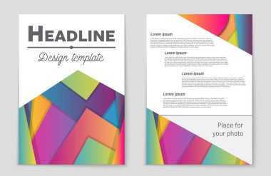 Soyut vektör düzen arka plan set. Sanat tasarım şablonu, liste, ön sayfa, mockup broşür Tema stili, afiş, fikir, kapak, kitapçık, baskı, el ilanı için kitap, boş, kartı, reklam, işareti, sayfa,, a4.