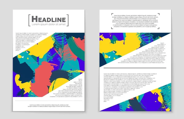 Hintergrundset für abstrakte Vektorlayouts. für Art Template Design, Liste, Titelseite, Mockup Broschüre Themenstil, Banner, Idee, Cover, Booklet, Druck, Flyer, Buch, Blanko, Karte, Anzeige, Schild, Blatt,, A4. — Stockvektor