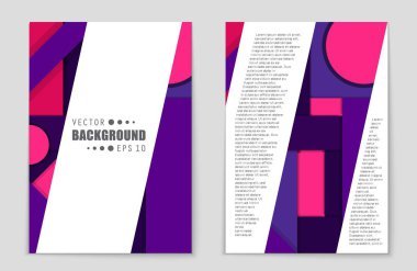 Soyut vektör düzen arka plan set. Sanat tasarım şablonu, liste, ön sayfa, mockup broşür Tema stili, afiş, fikir, kapak, kitapçık, baskı, el ilanı için kitap, boş, kartı, reklam, işareti, sayfa,, a4.