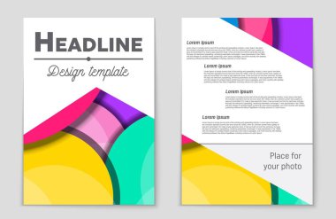 Soyut vektör düzen arka plan set. Sanat tasarım şablonu, liste, ön sayfa, mockup broşür Tema stili, afiş, fikir, kapak, kitapçık, baskı, el ilanı için kitap, boş, kartı, reklam, işareti, sayfa,, a4.