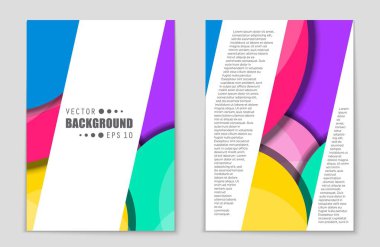 Soyut vektör düzen arka plan set. Sanat tasarım şablonu, liste, ön sayfa, mockup broşür Tema stili, afiş, fikir, kapak, kitapçık, baskı, el ilanı için kitap, boş, kartı, reklam, işareti, sayfa,, a4.
