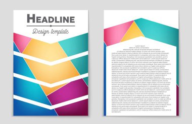 Soyut vektör düzen arka plan set. Sanat tasarım şablonu, liste, ön sayfa, mockup broşür Tema stili, afiş, fikir, kapak, kitapçık, baskı, el ilanı için kitap, boş, kartı, reklam, işareti, sayfa,, a4.