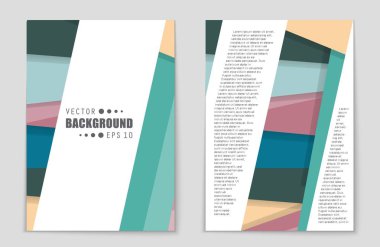 Soyut vektör düzen arka plan set. Sanat tasarım şablonu, liste, ön sayfa, mockup broşür Tema stili, afiş, fikir, kapak, kitapçık, baskı, el ilanı için kitap, boş, kartı, reklam, işareti, sayfa,, a4.