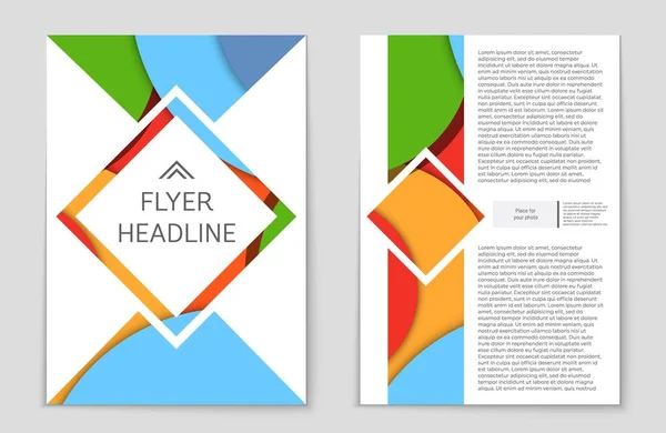 Abstract vector lay-out achtergrond instellen. Voor kunst sjabloonontwerp, lijst, voorpagina, mockup de stijl van het thema van de brochure, banner, idee, cover, boekje, print, flyer, boek, leeg, kaart, advertentie, teken, blad,, a4. — Stockvector