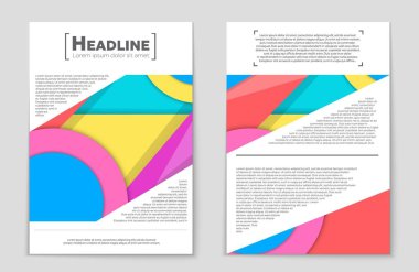 Soyut vektör düzen arka plan set. Sanat tasarım şablonu, liste, ön sayfa, mockup broşür Tema stili, afiş, fikir, kapak, kitapçık, baskı, el ilanı için kitap, boş, kartı, reklam, işareti, sayfa,, a4.