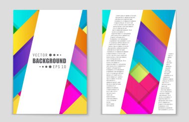 Soyut vektör düzen arka plan set. Sanat tasarım şablonu, liste, ön sayfa, mockup broşür Tema stili, afiş, fikir, kapak, kitapçık, baskı, el ilanı için kitap, boş, kartı, reklam, işareti, sayfa,, a4.