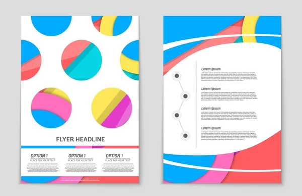 Abstract vector lay-out achtergrond instellen. Voor kunst sjabloonontwerp, lijst, voorpagina, mockup de stijl van het thema van de brochure, banner, idee, cover, boekje, print, flyer, boek, leeg, kaart, advertentie, teken, blad,, a4. — Stockvector