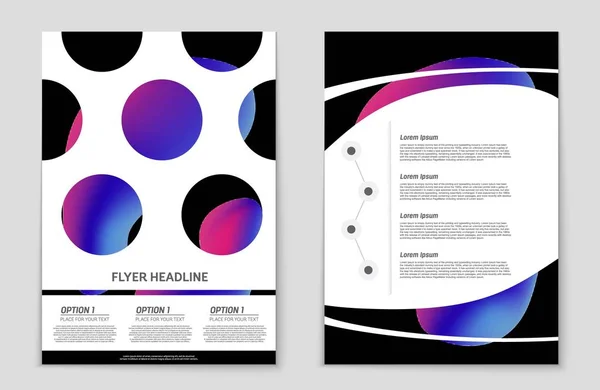 Abstract vector lay-out achtergrond instellen. Voor kunst sjabloonontwerp, lijst, voorpagina, mockup de stijl van het thema van de brochure, banner, idee, cover, boekje, print, flyer, boek, leeg, kaart, advertentie, teken, blad,, a4. — Stockvector