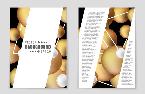 Hintergrundset für abstrakte Vektorlayouts. für Art Template Design, Liste, Titelseite, Mockup Broschüre Themenstil, Banner, Idee, Cover, Booklet, Druck, Flyer, Buch, Blanko, Karte, Anzeige, Schild, Blatt,, A4. — Stockvektor