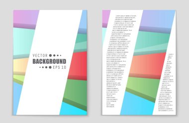 Soyut vektör düzen arka plan set. Sanat tasarım şablonu, liste, ön sayfa, mockup broşür Tema stili, afiş, fikir, kapak, kitapçık, baskı, el ilanı için kitap, boş, kartı, reklam, işareti, sayfa,, a4.
