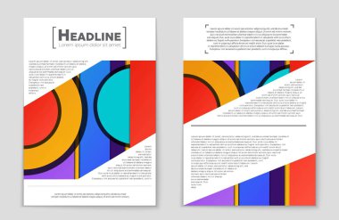 Soyut vektör düzen arka plan set. Sanat tasarım şablonu, liste, ön sayfa, mockup broşür Tema stili, afiş, fikir, kapak, kitapçık, baskı, el ilanı için kitap, boş, kartı, reklam, işareti, sayfa,, a4.