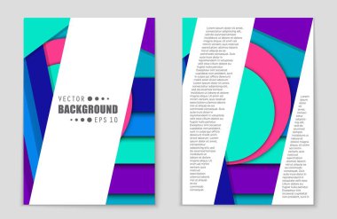Soyut vektör düzen arka plan set. Sanat tasarım şablonu, liste, ön sayfa, mockup broşür Tema stili, afiş, fikir, kapak, kitapçık, baskı, el ilanı için kitap, boş, kartı, reklam, işareti, sayfa,, a4.