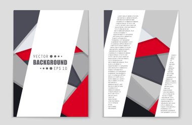 Soyut vektör düzen arka plan set. Sanat tasarım şablonu, liste, ön sayfa, mockup broşür Tema stili, afiş, fikir, kapak, kitapçık, baskı, el ilanı için kitap, boş, kartı, reklam, işareti, sayfa,, a4.