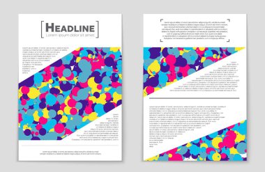 Soyut vektör düzen arka plan set. Sanat tasarım şablonu, liste, sayfa, mockup broşür Tema stili, afiş, fikir, kapak, kitapçık, baskı, el ilanı için kitap, boş, kartı, reklam, işareti, sayfa,, a4.