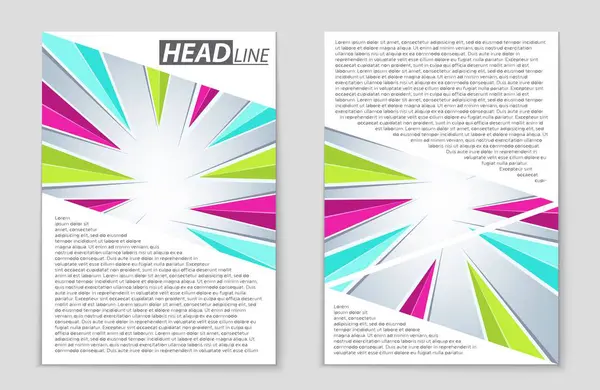 Abstract vector lay-out achtergrond instellen. Voor kunst sjabloonontwerp, lijst, pagina, mockup de stijl van het thema van de brochure, banner, idee, cover, boekje, print, flyer, boek, leeg, kaart, advertentie, teken, blad,, a4. — Stockvector