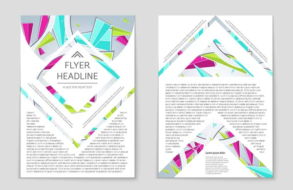 Abstract vector lay-out achtergrond instellen. Voor kunst sjabloonontwerp, lijst, pagina, mockup de stijl van het thema van de brochure, banner, idee, cover, boekje, print, flyer, boek, leeg, kaart, advertentie, teken, blad,, a4. — Stockvector